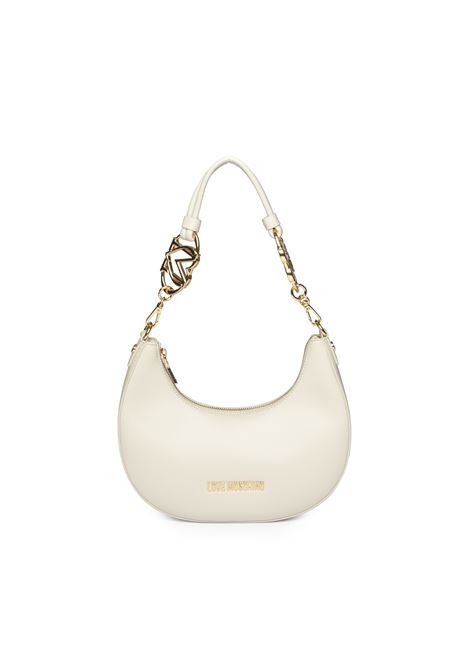 borsa a spalla logo avorio LOVE MOSCHINO | JC4048PP1MLF0-110